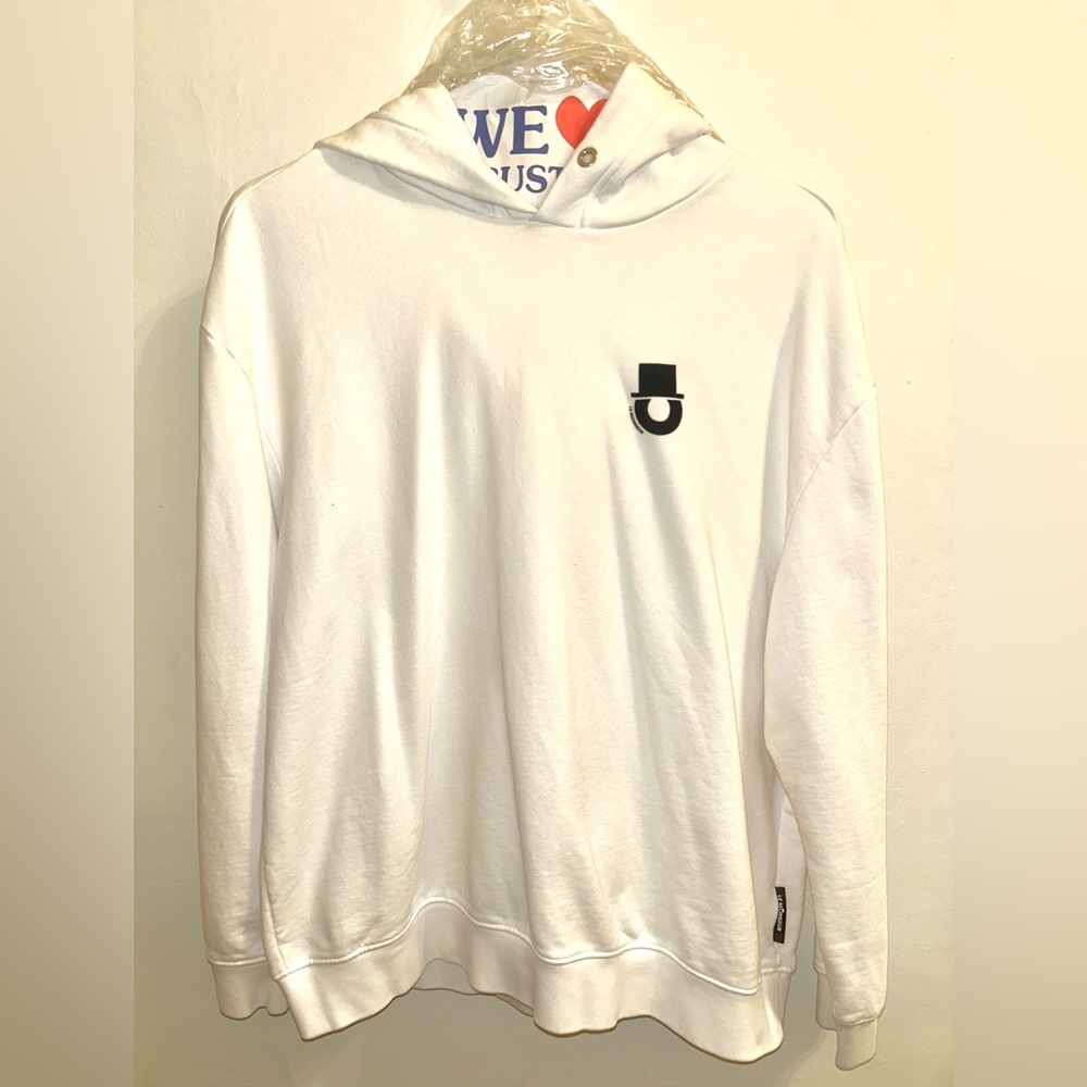 LE MONSIEUR White Hoodie Sweater